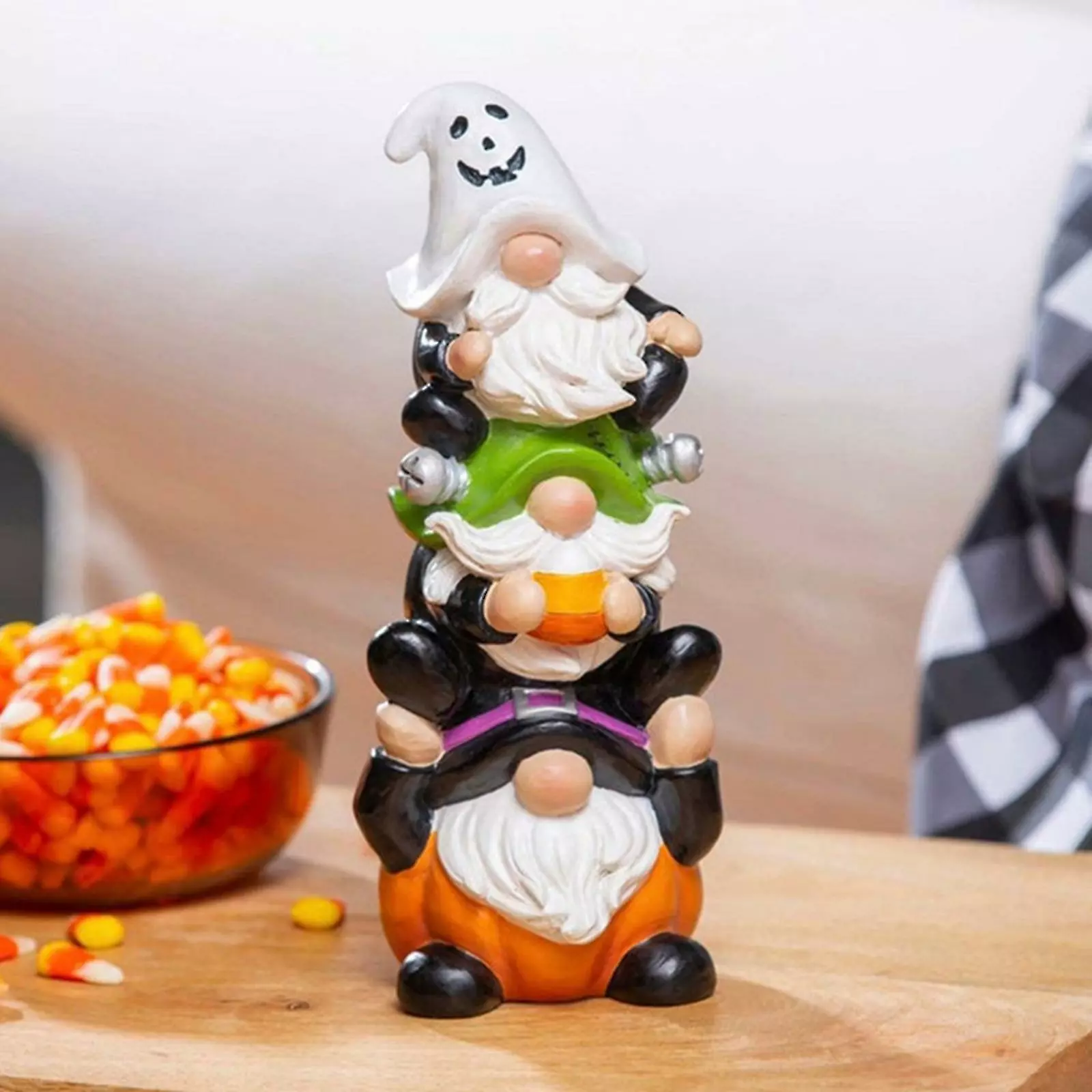 Unbranded Unique Faceless Old Man Figurine Stacking Gnomes Garden Decoration Figuriner 4 Unbranded Unique Faceless Old Man Figurine Stacking Gnomes Garden Decoration Figuriner - Image 2