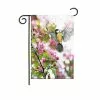 Unbranded Spring Hummingbird Bird Garden Flag Outdoor Decoration 30x45cm -Piha myymälä 573850123 max