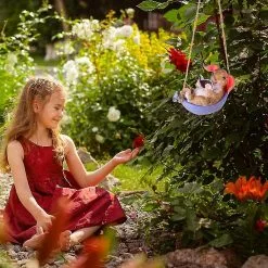 Unbranded Swing Cute Resin Rabbit,garden Statue Landscape Hanging Simulation -Piha myymälä 574374423 max