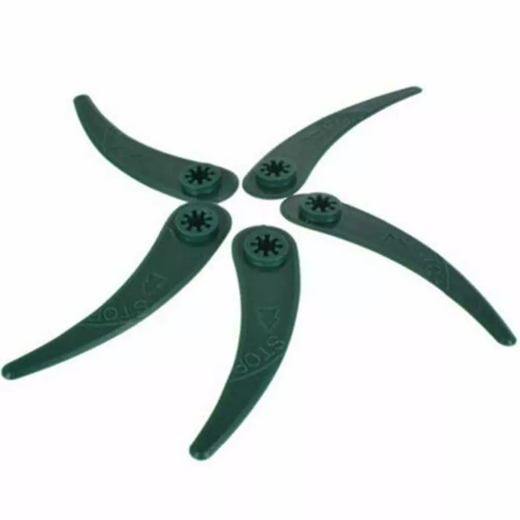Unbranded 25pcs Abs Plastic Grass Strimmer Trimmer Blades For Bosch Art 23-18 Li/26-18 Lawn Mower Garden Power Tool Parts Green 5 Unbranded 25pcs Abs Plastic Grass Strimmer Trimmer Blades For Bosch Art 23-18 Li/26-18 Lawn Mower Garden Power Tool Parts Green - Image 3