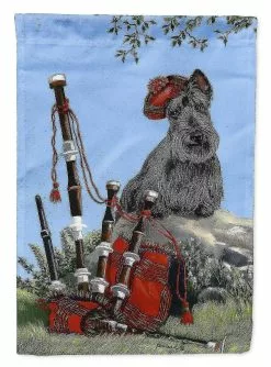 Windsocks Carolines Treasures Ppp3180gf Scottie Piper Flag Garden Size