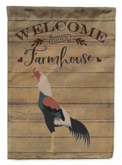 Windsocks Carolines Treasures Ck6782gf Kulang Chicken Welcome Flag Garden Size