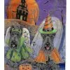 Windsocks Carolines Treasures Ppp3177gf Scottie Halloween Haunted House Flag Garden Size -Piha myymälä 623412788 max