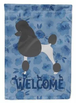 Windsocks Carolines Treasures Ck6166gf Poodle Welcome Flag Garden Size