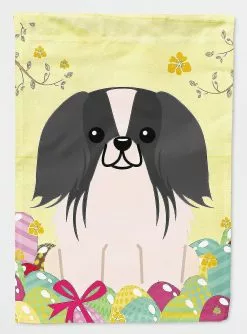 Windsocks Easter Eggs Pekingnese Black White Flag Garden Size