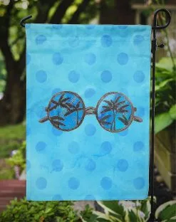 Windsocks Carolines Treasures Bb8176gf Sunglasses Blue Polkadot Flag Garden Size -Piha myymälä 623413120 max