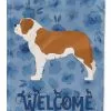Windsocks Carolines Treasures Ck6203gf Saint Bernard Welcome Flag Garden Size -Piha myymälä 623413259 max