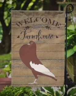 Windsocks Carolines Treasures Ck6898gf English Pouter Pigeon Welcome Flag Garden Size -Piha myymälä 623413672 max