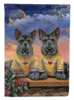 Windsocks Carolines Treasures Ppp3182gf Scottie Soulmates Flag Garden Size