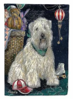 Windsocks Carolines Treasures Ppp3193gf Wheaten Terrier Playroom Flag Garden Size