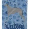 Windsocks Carolines Treasures Ck6123gf Scottish Deerhound Welcome Flag Garden Size -Piha myymälä 623415206 max