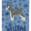 Windsocks Carolines Treasures Ck6263gf Schnauzer Welcome Flag Garden Size -Piha myymälä 623415420 max