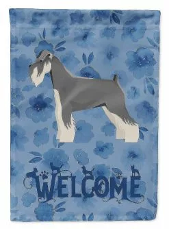 Windsocks Carolines Treasures Ck6263gf Schnauzer Welcome Flag Garden Size