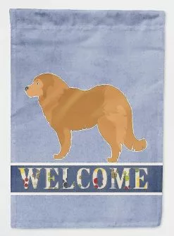 Windsocks Carolines Treasures Bb5529gf Caucasian Shepherd Dog Welcome Flag Garden Size