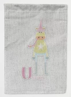 Windsocks Carolines Treasures Bb5746gf Alphabet U For Unicorn Flag Garden Size