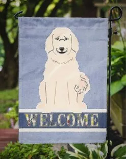 Windsocks Carolines Treasures Bb5664gf Great Pyrenese Welcome Flag Garden Size -Piha myymälä 623416931 max