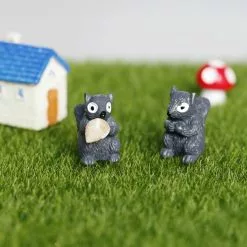 Unbranded Squirrel Ornament Miniature Fairy Garden Squirrel Home Decoration Outdoor Decor -Piha myymälä 627022877 max