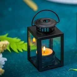 Candle Holders Lanterns For Candles Garden Lanterns, Vintage Style Hanging Small Lanterns For Tealight Candle, Black Candle Tea Light Holders For Indoor Outdoor Even -Piha myymälä 627992019 max