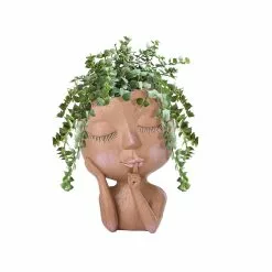 Unbranded Creative Flower Pot Figure Garden Koristeellinen Maljakko Kukkaruukku Työpöydän Koristehartsi 1kpl Sisä- Ja Ulkokasvi -Piha myymälä 629088113 max