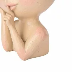 Unbranded Creative Flower Pot Figure Garden Koristeellinen Maljakko Kukkaruukku Työpöydän Koristehartsi 1kpl Sisä- Ja Ulkokasvi -Piha myymälä 629088343 max