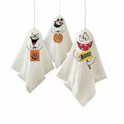 Unbranded Haunted Halloween Hanging Ghost Spooks Party Decoration Balloon Indoor Outdoor Garden Home, Multi(1 Set, White)