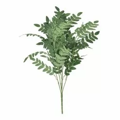 Unbranded Artificial Greenery Fake Plants Stems Spring Faux Shrub Bushes Silk Locust Green Leaf Bouquet For Floral Arrangement Home Wedding Party Garden Farmhou