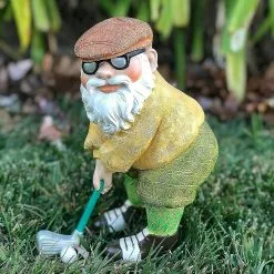 Unbranded Garden Gnome, Garden Decorative Figurines, Garden Gnomes Funny For Outside, Gnomes Playing Golf, Can Be Used As A Gift Or Decoration Astonishing -Piha myymälä 631141861 max