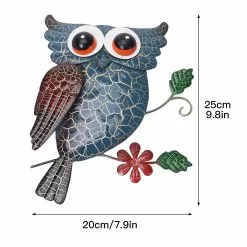 Unbranded Owl Decor Metal Wall Art Outdoor Indoor Garden Art Decor Sculpture Cute Owl Diy -Piha myymälä 632006524 max 1