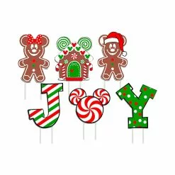 Unbranded Set Of 6 Christmas Garden Signs Xmas Decor -Piha myymälä 632336478 max 1