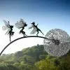 Loffity Fairy Garden Sculptures Fairies And Dandelions Dance Together Robin Whites Elf Decoration Crafts -Piha myymälä 640006386 max