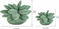 Kensty 3d Succulents Cactus Pillow, Cute Succulents, For Garden Or Green Lovers Baby Green Plant Throw Pillows,25cm -Piha myymälä 641530030 max 1