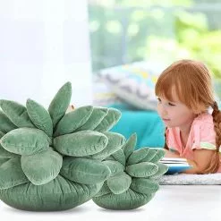 Kensty 3d Succulents Cactus Pillow, Cute Succulents, For Garden Or Green Lovers Baby Green Plant Throw Pillows,45cm -Piha myymälä 641530437 max