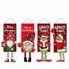 Unbranded Christmas Decorations Grinch Hanging Foot Doll Hanging Flag Faceless Doll Doll Hanging Flag Garden Flag -Piha myymälä 643208527 max