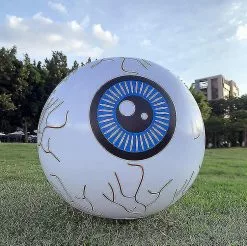 Unbranded Inflatable Eyeball Halloween Theme Eyeball Halloween Party Decoration For Scary Haunted House Props Indoor Outdoor Courtyard Shopping Mall Tree Garden