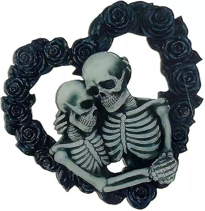 Unbranded Skeleton Wreath, Halloween Decoration Skull Door Wreath Garden Horror Figures Creepy Skeleton Outdoor Party Indoor Hanging, Reusable Wall Hanging For 5 Unbranded Skeleton Wreath, Halloween Decoration Skull Door Wreath Garden Horror Figures Creepy Skeleton Outdoor Party Indoor Hanging, Reusable Wall Hanging For - Image 3