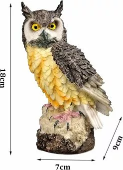 Unbranded Garden Ornament Owl Decoration Gardening Gifts For Women Resin Material Collection Owl Ornaments For -Piha myymälä 643394857 max