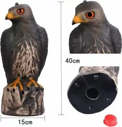 Unbranded Large Realistic Hawk Eagle Scarecrow Garden Bird Repeller Anti Pigeon Decoration Scarecrow Bird Repe -Piha myymälä 643394879 max