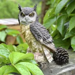 Unbranded Garden Ornament Owl Decoration Gardening Gifts For Women Resin Material Collection Owl Ornaments For -Piha myymälä 643394891 max