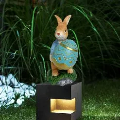 Unbranded Easter Bunny Decorations, Easter Decorations, Resin Easter Bunny Statue Garden Statue Rabbit Figurin -Piha myymälä 643396551 max