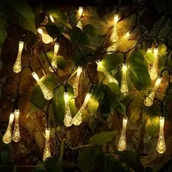 Unbranded 6.5 Meters 30 Led Solar Powered Outdoor Led String Lights 8 Modes Decorative For Garden Patio Home -Piha myymälä 643396880 max