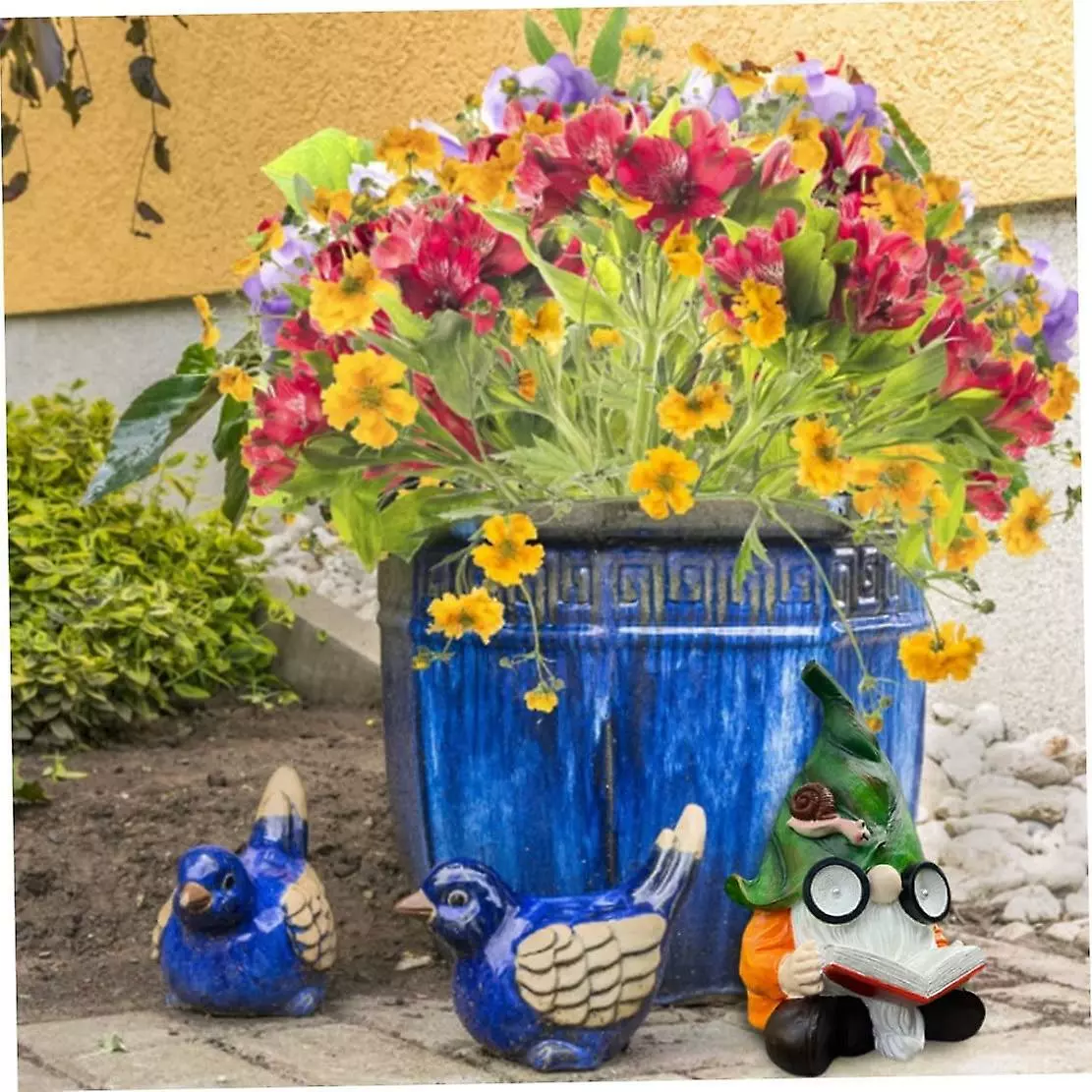 Unbranded Solar Light Statue Resin Gnome Crafts Ornaments Garden Decoration Gnome Reading Resin Crafts Ornamen 5 Unbranded Solar Light Statue Resin Gnome Crafts Ornaments Garden Decoration Gnome Reading Resin Crafts Ornamen - Image 3