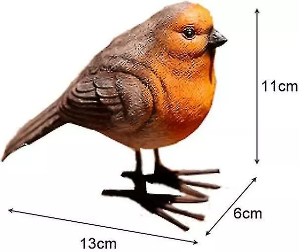 Unbranded 2 Pcs, Wild Bird Collection, Life-like Colouring, Garden Outdoor Ornaments Decor Gift 6 Unbranded 2 Pcs, Wild Bird Collection, Life-like Colouring, Garden Outdoor Ornaments Decor Gift - Image 4