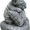 Unbranded Bulldog Resin Statue, Animal French Bulldog Decorative Statue Sculpture, Garden Decoration -Piha myymälä 643401492 max