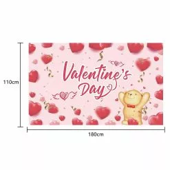 Unbranded Valentine's Day Pink Banner Lightweight Innovative Party Backdrop For Home Garden Party Decoration -Piha myymälä 643971433 max