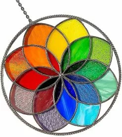 Unbranded Painted Window Ornaments Hanging Acrylic Rainbow Flower Sculpture Garden Suncatcher Decoration Paint 9 Unbranded Painted Window Ornaments Hanging Acrylic Rainbow Flower Sculpture Garden Suncatcher Decoration Paint -Piha myymälä 645446981 max