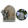 Unbranded Miniature Fairy Garden Door With Fairies Sculpture, Trees Outdoor Wall Miniature Fairy Garden Outdoor Decor -Piha myymälä 647370737 max