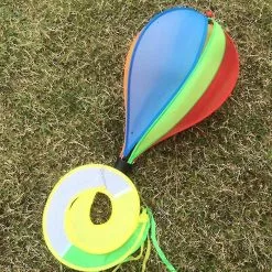 Unbranded Rainbow Hot Air Balloon Wind Strip Bright Rotating Colorful Windmill String Garden Windmill Outdoor Decoration--style 2 -Piha myymälä 658815385 max