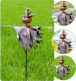 Linkrunning Halloween Ornaments, Halloween Scarecrow Outdoor Lantern Ground Stake,scarecrow For Garden Indoor Decoration Prop -Piha myymälä 664352804 max