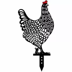 Unbranded 5pcs Chicken Decorative Handcraft Garden Statues, Garden Figurine Acrylic Chicken Decorative Handcra -Piha myymälä 679090510 max