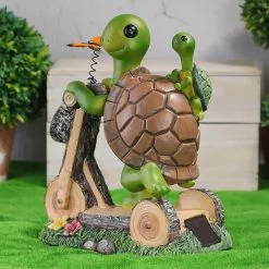 Unbranded Discount Turtle Figurines Solar Light Garden Statues Yard Decoration Resin Sculpture For Easter Gift-hot -Piha myymälä 697451253 max